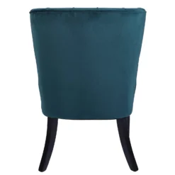 Sadie Velvet Accent Chair - Aegean Blue -Famous Furniture Store 13223769 1564958840691306