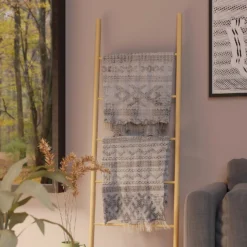 Bamboo Storage Ladder -Famous Furniture Store 13231130 1204930158538104