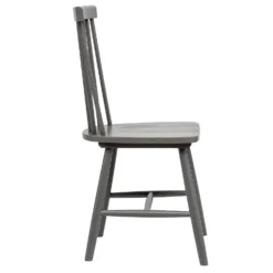 The Spindle Chair - Set Of 2 - Charcoal -Famous Furniture Store 13460767 1254940701739700