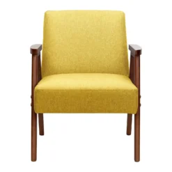 Alex Mid Century Armchair - Ochre -Famous Furniture Store 13514419 1234963831634100