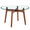 Baxter Glass & Oak Round Dining Table 1 Baxter Glass & Oak Round Dining Table -Famous Furniture Store 13514421 1674963831837179
