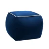 Pippa Square Pouffe - Blue -Famous Furniture Store 13514423 1174997229948993