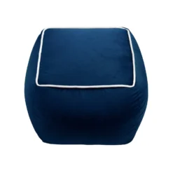 Pippa Square Pouffe - Blue -Famous Furniture Store 13514423 2324997230008537