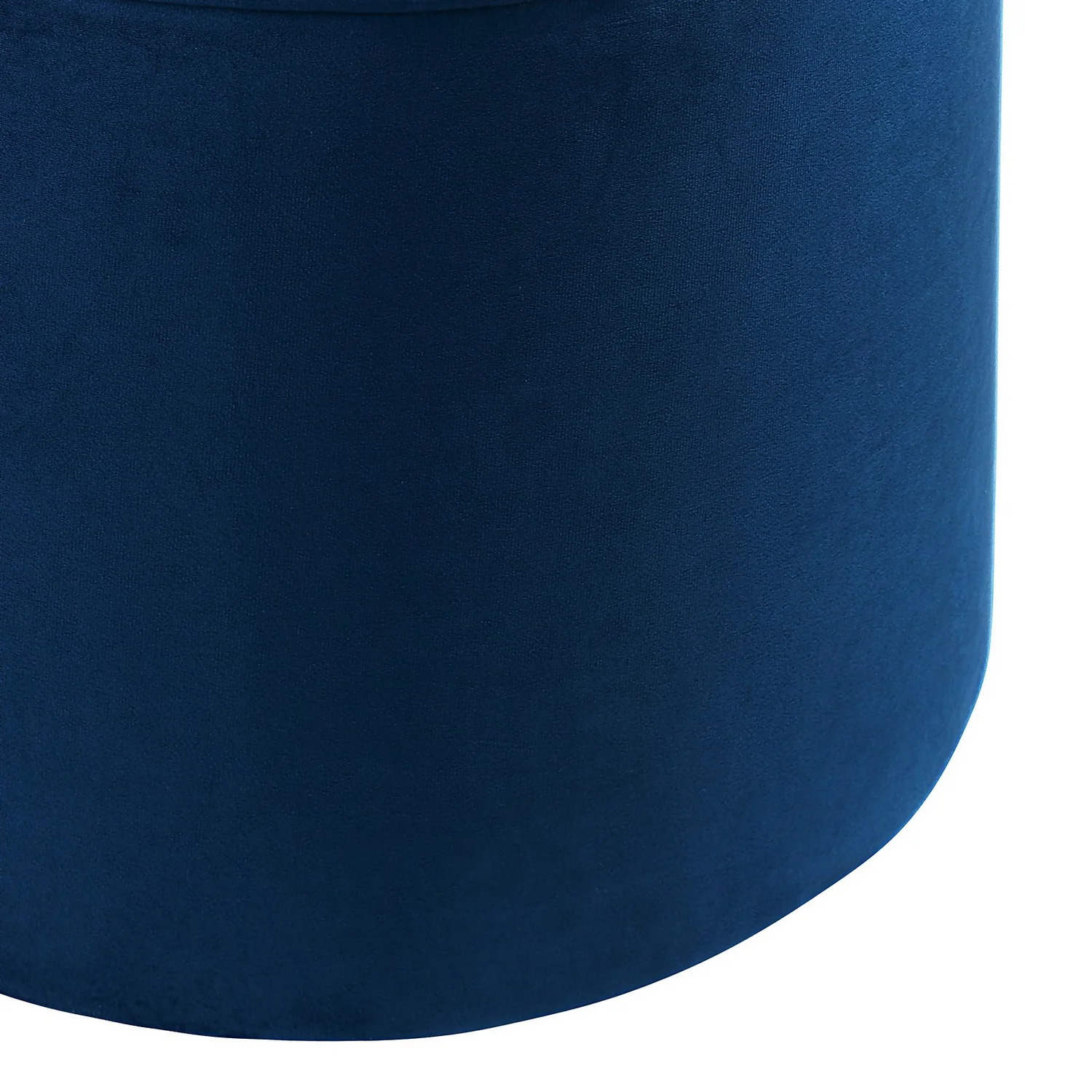 Pippa Round Pouffe - Blue 7 Pippa Round Pouffe - Blue - Image 5