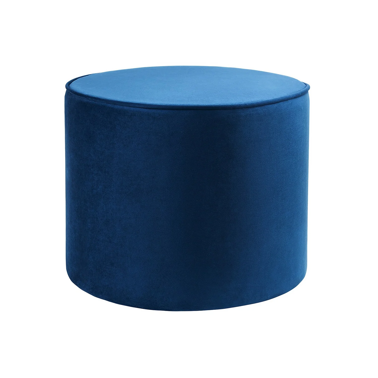 Pippa Round Pouffe - Blue 3 Pippa Round Pouffe - Blue