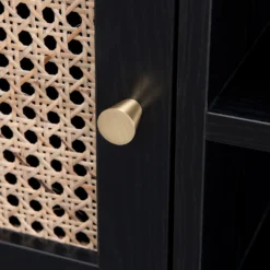 Kubu Rattan TV Stand - Black -Famous Furniture Store 13633729 3334974679872804