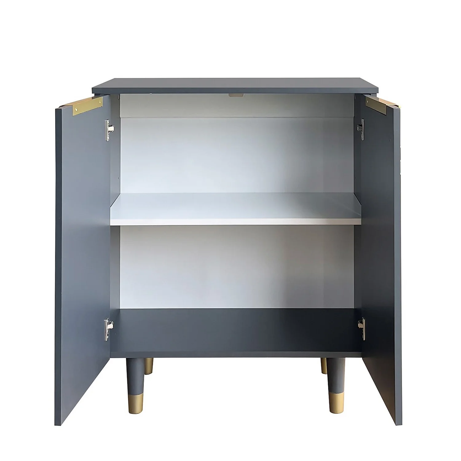 Lewis Compact Hallway Cabinet - Grey 5 Lewis Compact Hallway Cabinet - Grey - Image 3