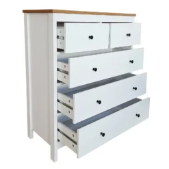 Ren 5 Drawer Chest - White -Famous Furniture Store 13633737 5794975192747362