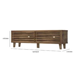 Erik Slatted Wide TV Unit -Famous Furniture Store 13642843 9274967648502105