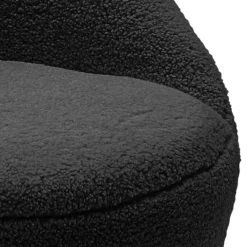 Bernie Boucle Chunky Tub Chair - Black -Famous Furniture Store 13644161 8674997057062107