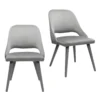 Oliver Upholstered Dining Chairs - Set Of 2 - Grey -Famous Furniture Store 13644173 1274965386426052