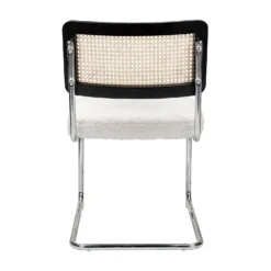 Rory Rattan Back Dining Chair - Set Of 2 - Cream -Famous Furniture Store 13644185 1154997056788822