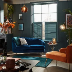 Lucie Asymmetric 2 Seater Sofa - Midnight -Famous Furniture Store 13644192 1395003705578275