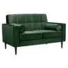 Draper Velvet 2 Seater Sofa In A Box - Green -Famous Furniture Store 13645998 3714978299614916
