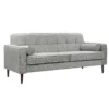 Draper Woven Fabric 3 Seater Sofa In A Box - Grey -Famous Furniture Store 13645999 1954978299548736