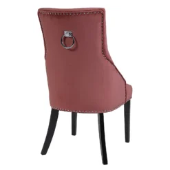 Annabelle Velvet Chairs - Set Of 2 - Rose 14 Annabelle Velvet Chairs - Set Of 2 - Rose -Famous Furniture Store 13667707 1114964354991060