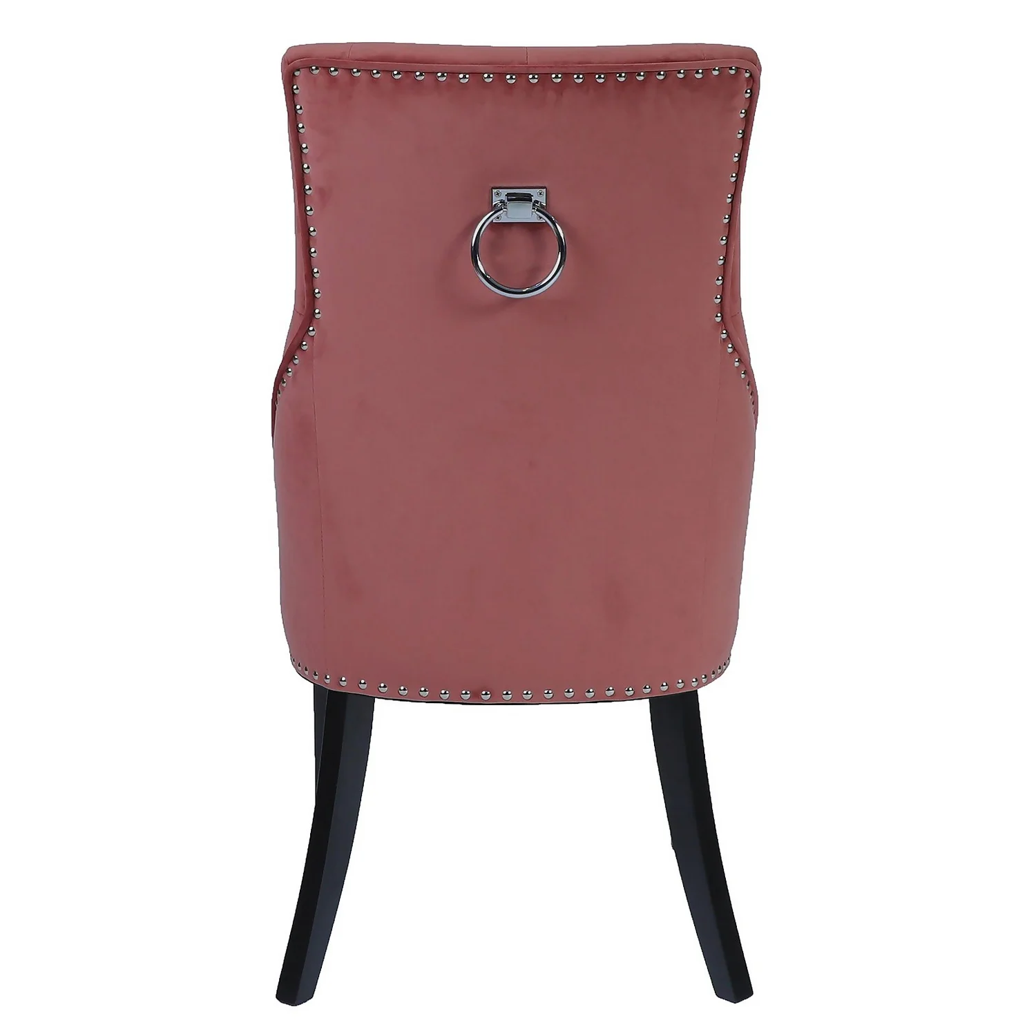 Annabelle Velvet Chairs - Set Of 2 - Rose 8 Annabelle Velvet Chairs - Set Of 2 - Rose - Image 6