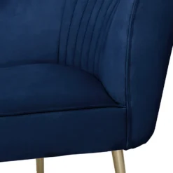 Gigi Velvet Chaise Longue - Midnight -Famous Furniture Store 13698290 1174975247939691