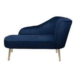 Gigi Velvet Chaise Longue - Midnight -Famous Furniture Store 13698290 1394975247801325