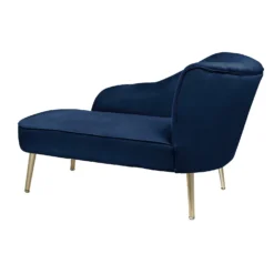 Gigi Velvet Chaise Longue - Midnight -Famous Furniture Store 13698290 2034975247853810