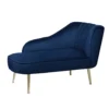Gigi Velvet Chaise Longue - Midnight 1 Gigi Velvet Chaise Longue - Midnight -Famous Furniture Store 13698290 7434975247771829