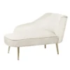 Gigi Velvet Chaise Longue - Cream 1 Gigi Velvet Chaise Longue - Cream -Famous Furniture Store 13698291 1744975247457210