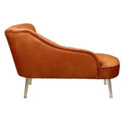 Gigi Velvet Chaise Longue - Tangerine 12 Gigi Velvet Chaise Longue - Tangerine -Famous Furniture Store 13698292 1474975247557098