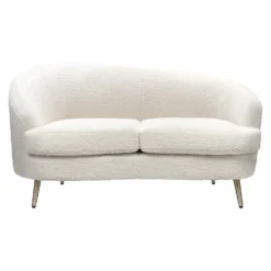 Lucie Asymmetric 2 Seater Sofa - Boucle -Famous Furniture Store 13863934 4835004227790540