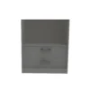 House Beautiful Internal Built-In Two Drawer Unit For Double Wardrobe - Grey
