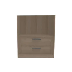 House Beautiful Internal Built-In Two Drawer Unit For Double Wardrobe - Oak Effect