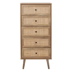 Kubu Rattan 5 Drawer Tallboy -Famous Furniture Store 13951720 1565019090087819