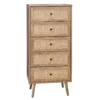 Kubu Rattan 5 Drawer Tallboy -Famous Furniture Store 13951720 2065036420221941