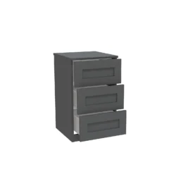 House Beautiful Realm Narrow Chest Of Drawers - Carbon Grey Shaker (W) 450mm X (H) 756mm -Famous Furniture Store 13999816 1735011811769117
