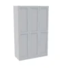 House Beautiful Realm Triple Wardrobe, White Carcass - White Shaker Doors (W) 1350mm X (H) 2196mm -Famous Furniture Store 13999842 8135005576528227