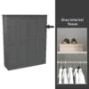 House Beautiful Realm Fitted Look Quad Wardrobe, Grey Carcass - Carbon Grey Shaker Doors (W) 1901mm X (H) 2256mm -Famous Furniture Store 13999976 1045052687864615